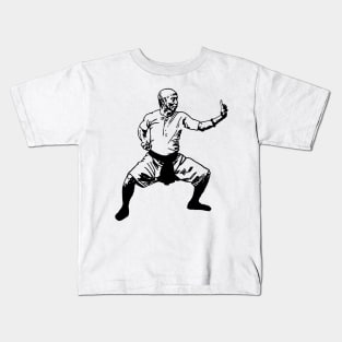 Kung Fu Shaolin Monk Kids T-Shirt